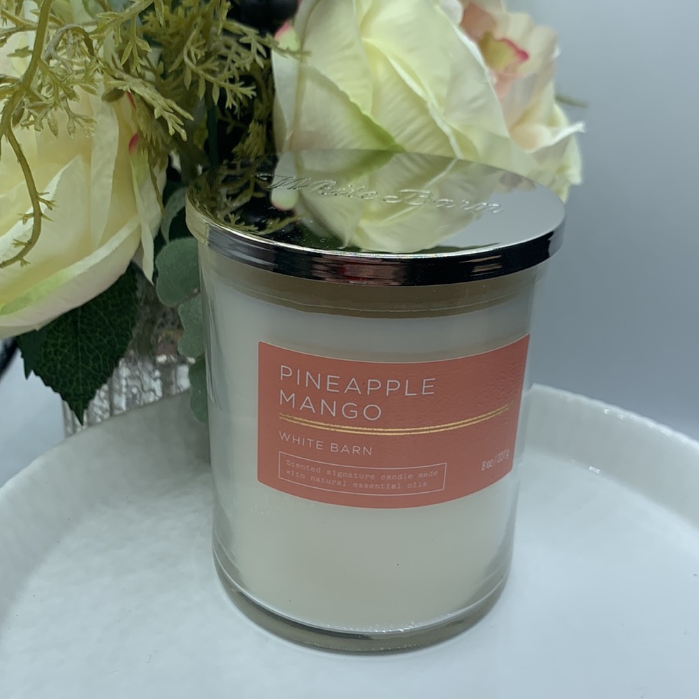 Bath & Body Works Pineapple Mango Signature Single Wick Candle